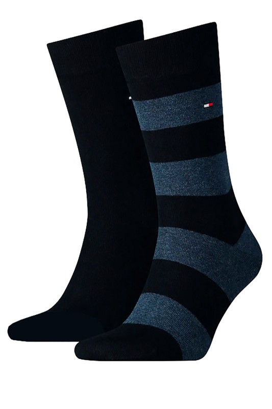 Tommy Hilfiger ανδρικές κάλτσες TH men Rugby sock 2P (Συσκ. με 2 ζεύγη)-342021001-322