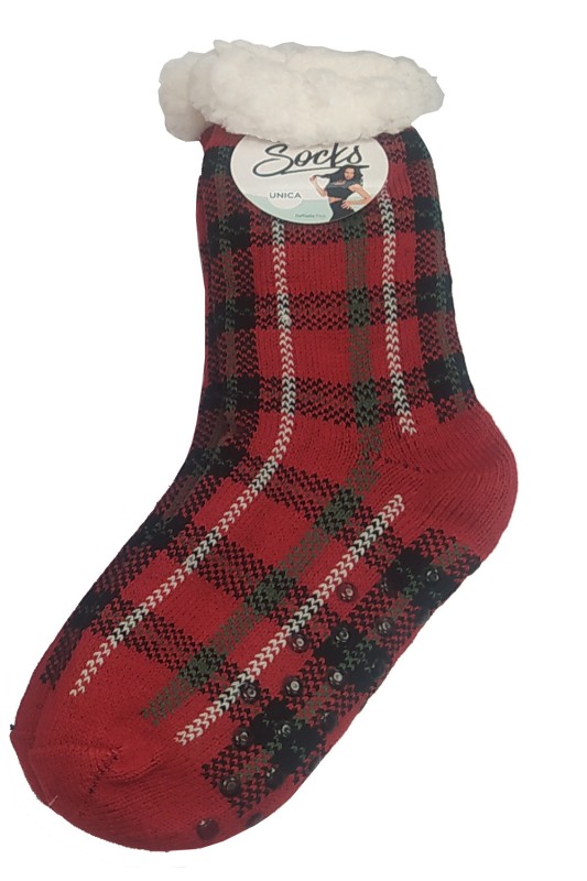 Glady's Γυναικείες χειμερινές αντιολισθητικές κάλτσες με εσωτερικό γουνάκι-SD0765g