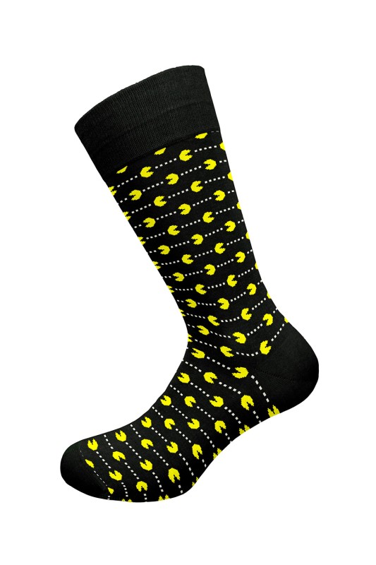 Walk Bamboo ανδρικές κάλτσες με σχέδιο PacMan-W1064-20